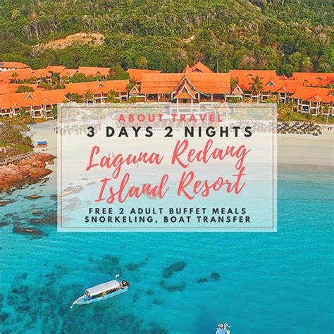 From myr425 nett per room per night, stay with us and explore redang island like never before! 3D2N Laguna Redang Island Resort (W (end 4/25/2019 10:15 AM)