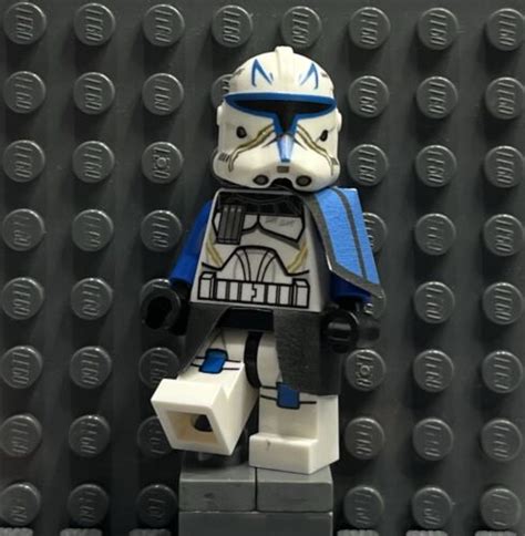 For Lego Star Wars Decaled Clone Trooper Minifigure 75012 Phase 2