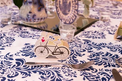 Bicycle Wedding Bicycle Wedding Place Card Holders Place Cards