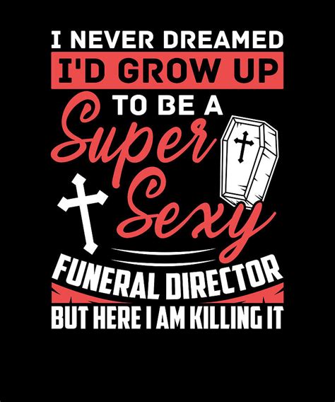 Sexy Funeral Director Mortician Mortuary Embalmer Digital Art By