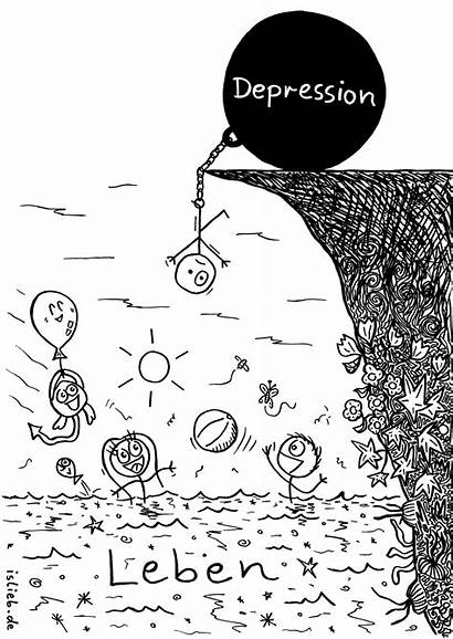 Depression Islieb Leben Comic Zeichnungen Comics Cartoon