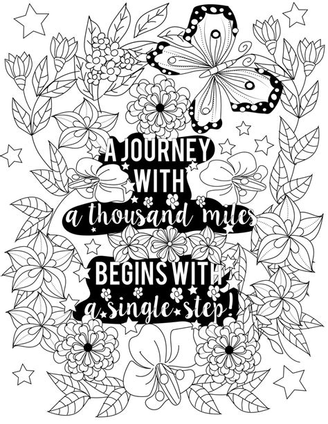 These free printable inspirational coloring pages are a great way to relax, focus, and destress. Inspirational Quotes A Positive & Uplifting by LiltColoringBooks | Kids coloring books, Free ...