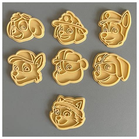 3d Printed Paw Patrol Cookie Cutter Set Of 7 • Made With Creality Ender