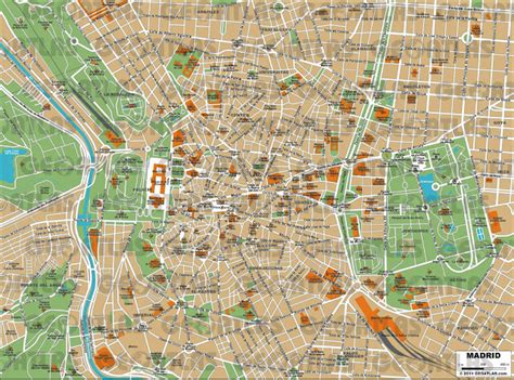 Mapas De Madr Espanha Mapasblog