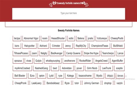 Sweaty Fortnite Names Copy Paste Chrome Web Store