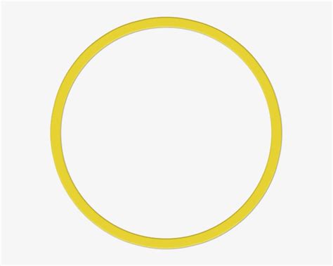 Yellow Circle Outline Rhythmic Gymnastics Free Transparent Png