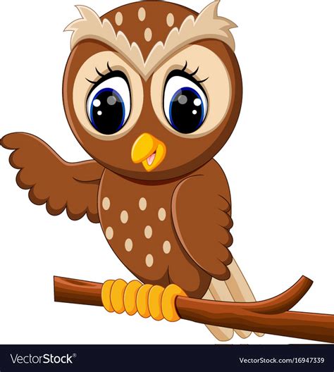 Cute Owl Pictures Cartoon Owl Cartoon Cute Vector Big Bird Position