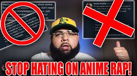 Stop Hating On Anime Rap Youtube