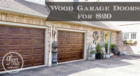 The salt you spread on driveways stews during winter, slowly eating away at your garage door. Wood Garage Doors……for cheap | Wood garage doors, Garage ...