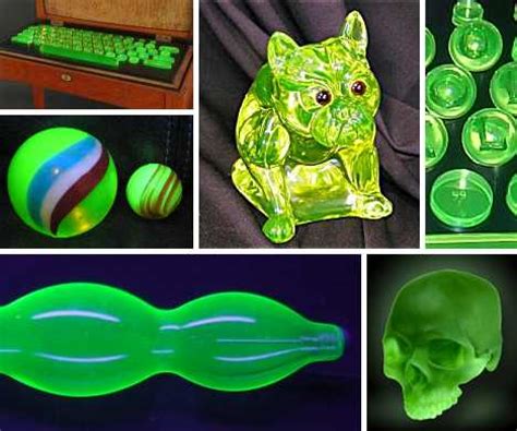 Because uranium decays by alpha particles, external exposure to uranium is not as dangerous as exposure to other radioactive elements because the skin will block the alpha particles. 10 Cool Objects Made From Uranium Glass - Neatorama
