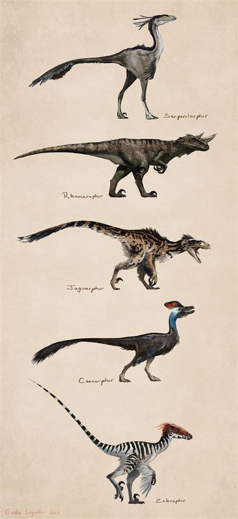 Savanna Raptors Dinosaur Drawing Ancient Animals Prehistoric Animals
