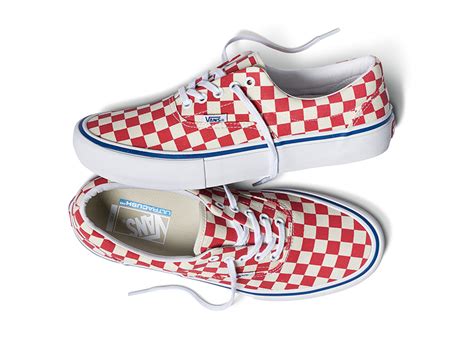 Vans Era Pro Checkerboard Red White Sneaker Bar Detroit