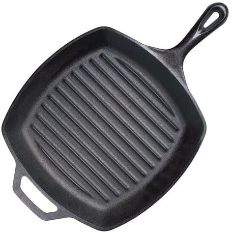 Cast iron grill pan 25cm. Lodge Cast Iron 10.5" Square Grill Pan | Camping World