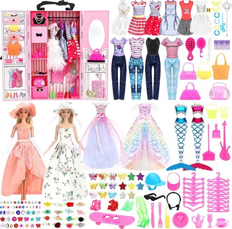 Sotogo 285 Pieces Doll Clothes And Accessories For 115