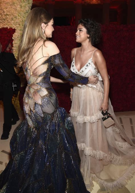 Gigi Hadid And Selena Gomez At The Met Gala 2018 Popsugar Celebrity
