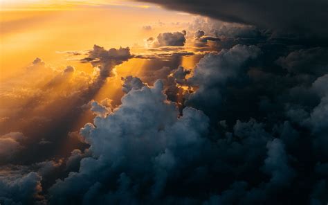 3840x2400 Dark And Bright Clouds Sky Sunlight 4k Hd 4k Wallpapers