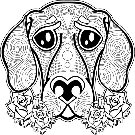 33 Dog Mandala Coloring Pages Animals Images Colorist