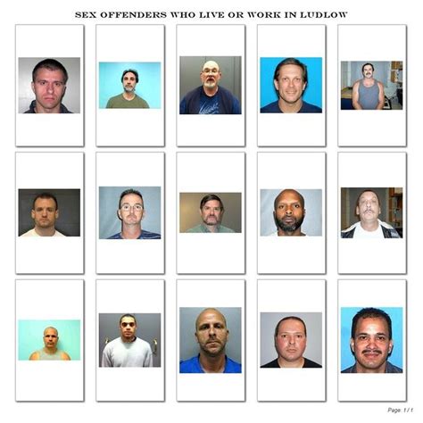 17 Convicted Sex Offenders Who Live Or Work In Ludlow