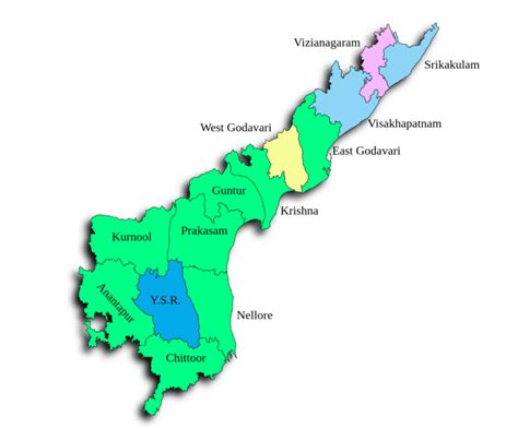 Andhra Pradesh Map In Hindi Ap Map In Hindi