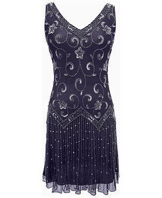 Macy & co.) is an american department store chain founded in 1858 by rowland hussey macy. J Kara Beaded Drop-Waist Flapper Dress & Reviews - Dresses ...