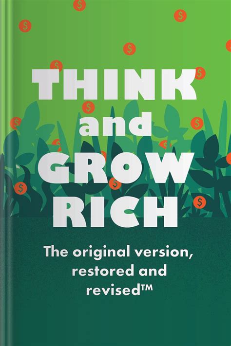 Think And Grow Rich The Original Version Restored And Revised