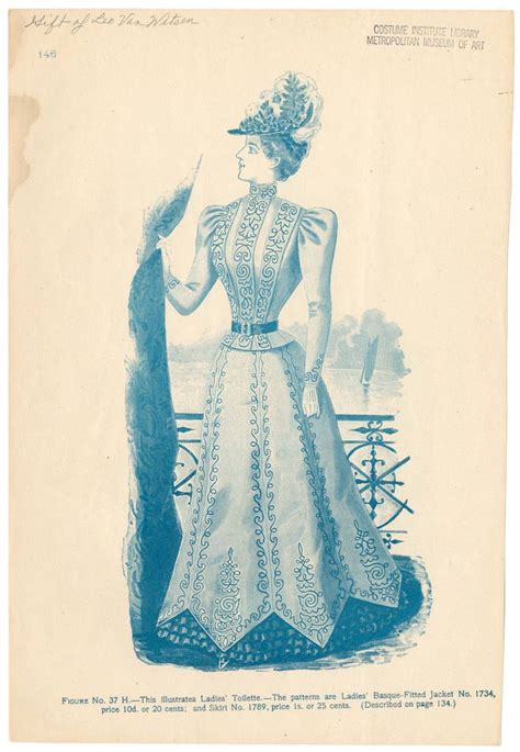 Women 1897 1899 Plate 061 Costume Institute Fashion Plates Digital