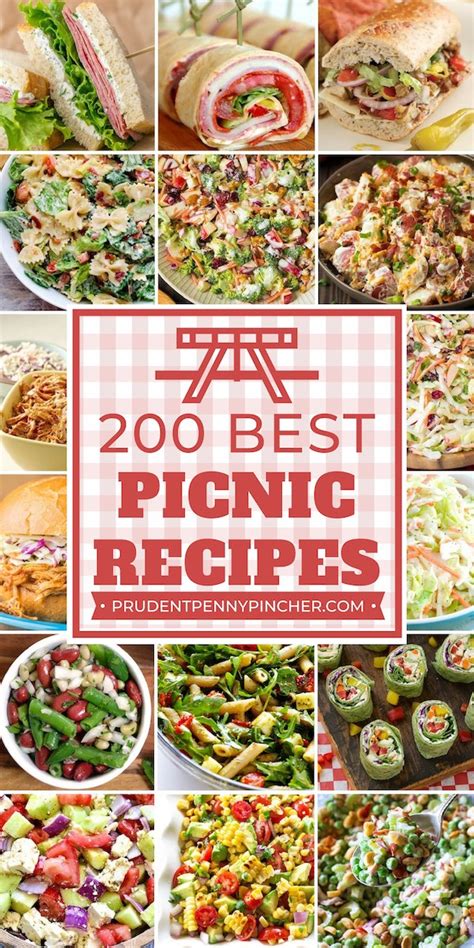 200 Best Picnic Recipes Recipes Lunch Dinner Summer Summer Recipes