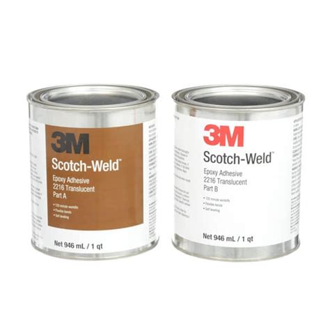 3m Scotch Weld Epoxy Adhesive 2216 Quart From Aircraft Spruce Europe