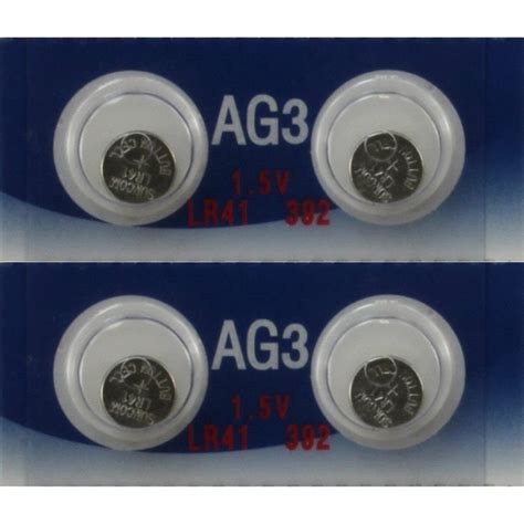 4 Ag3 Lr41 Replacement Batteries For Streamlight Nano Mini Flashlight