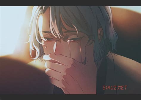 Anime Girl Crying With Blood