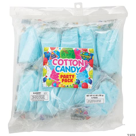 Blue Cotton Candy Favor Packs Oriental Trading