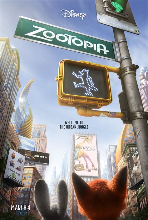 Disney Zootopia Movie Poster And Trailer