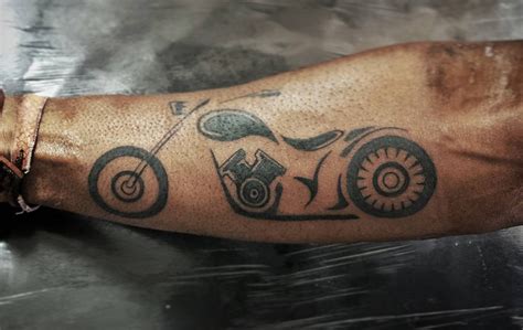 Forearm Motorcycle Tattoo Ideas