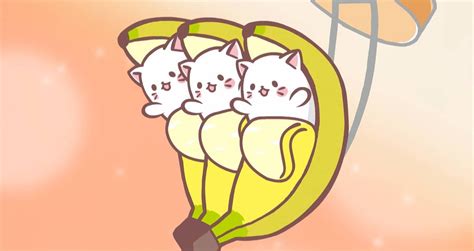 Japan Is Absolutely Frothing Over This Cat Banana Anime Series Kawaii