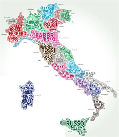 What Are The Most Common Italian Surnames List Of Italian Surnames