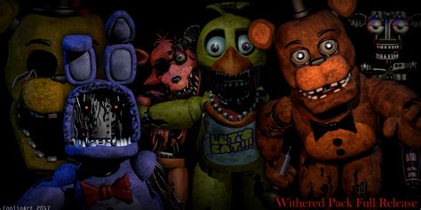 Fnaf 2 Withered Animatronics [FIXED DOWNLOAD PACK] by CoolioArt on