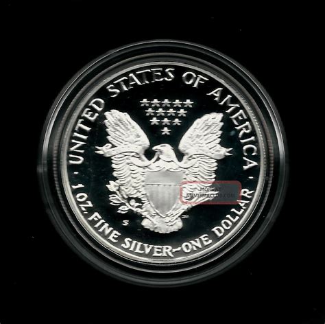 1988 Proof American Silver Eagle 1 Oz 999 Fine Silver