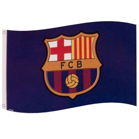 Flag of barcelona crown of aragon coat of arms, fc. Fc Barcelona Flag - Merchandise → Køb billigt her