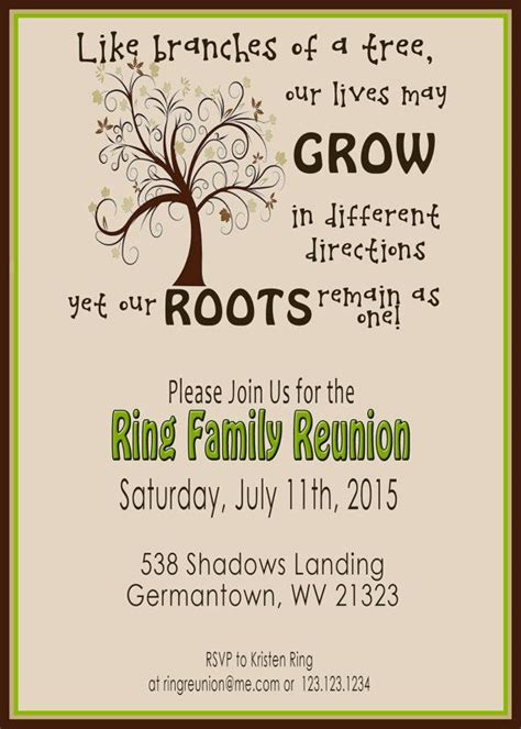 Looking for family reunion flyer template wilkesworks? Family Reunion Invite - Swirly Tree - PRINTABLE DIGITAL ...