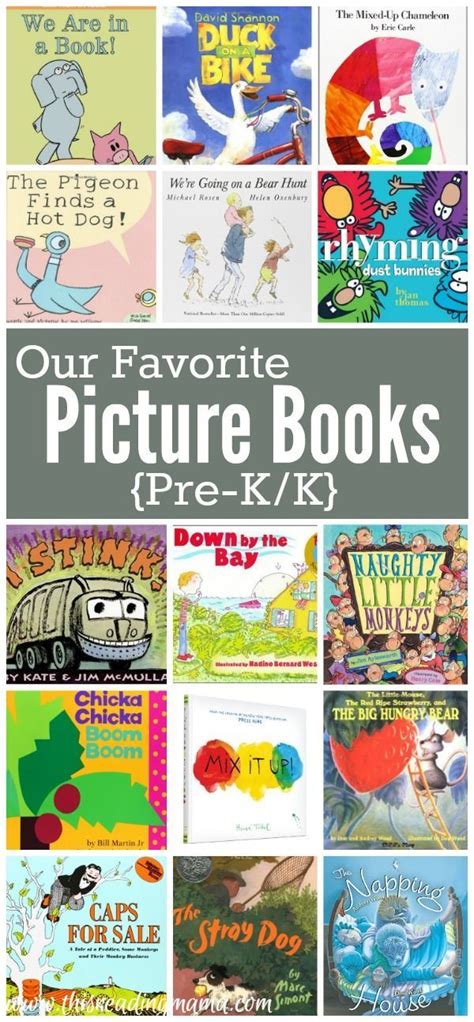 Favorite Picture Books For Pre Kk Kindergarten Books Toddler Books