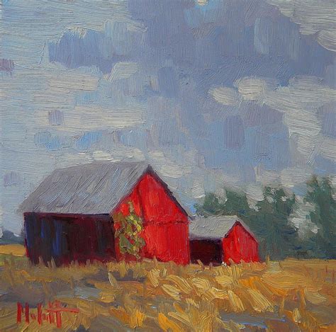 Painting Daily Heidi Malott Original Art Barn Painting Red Barn