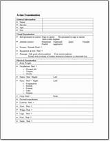 General Medical Physical Examination Form Images