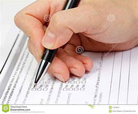 Answering Survey Stock Image Image Of Concepts Option 17270619