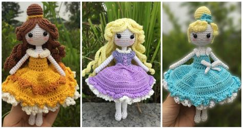 Top 10 knitting patterns in doll clothes. Amigurumi Princess Doll Crochet Free Patterns - Crochet ...