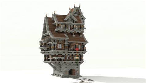 Maybe you would like to learn more about one of these? Medieval house, creation #6901 | Minecraft medieval, Minecraft farm, Minecraft steampunk