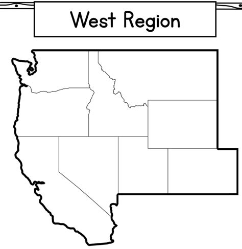 West Region Usa Diagram Quizlet