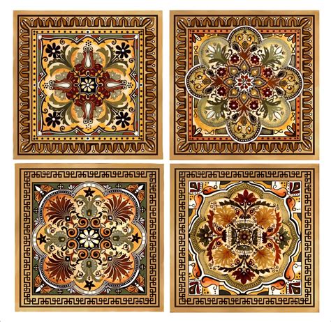 Italian Renaissance Design Custom Backsplash Ceramic Tile Set Etsy