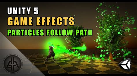 Unity 5 Game Effects Vfx Make Particles Follow A Path Youtube