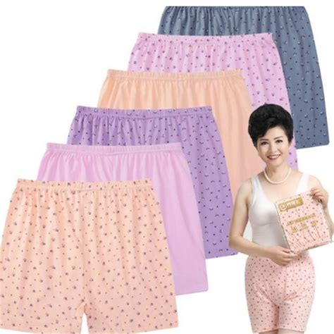 cotton mother underpant middle aged and old underwear women s high waist panties comfortable