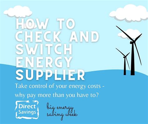 How To Check And Switch Energy Supplier